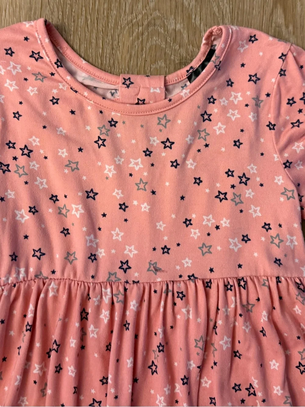Picapino Girl's Size 4T Star-Print Long Sleeve Twirl Dress - Casual Everyda